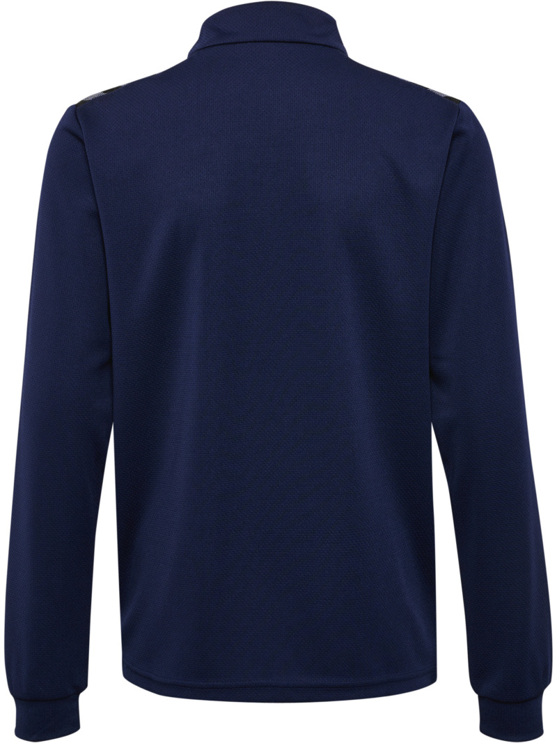 Hummel Hmlauthentic 24 PL Kinder Sweatshirt mit kurzem Reißverschluss blau