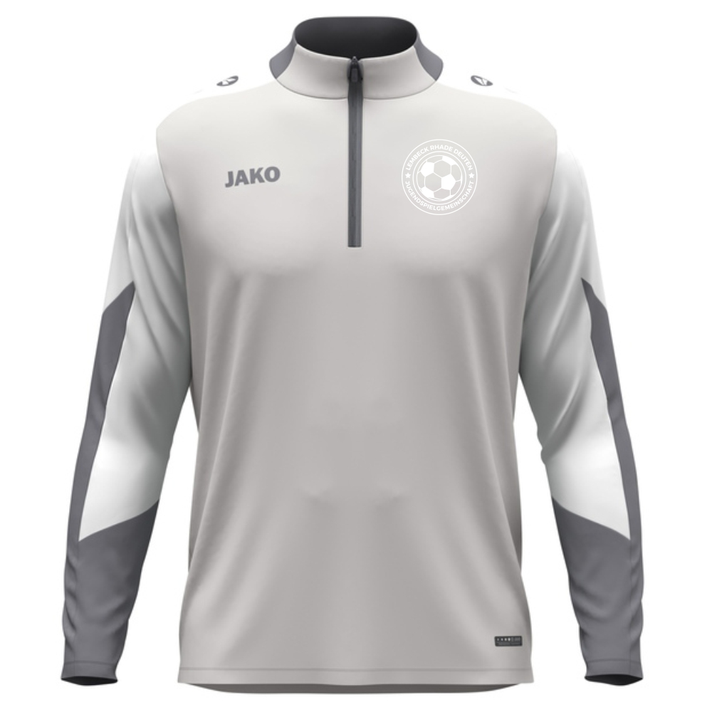 JSG Lembeck Rhade Deuten Zip Top Dynamic hellgrau-weiß