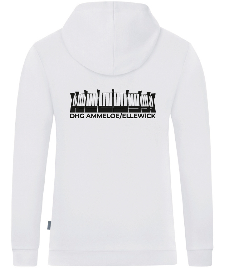 DHG Ammeloe Ellewick Organic Kapuzenhoodie weiß