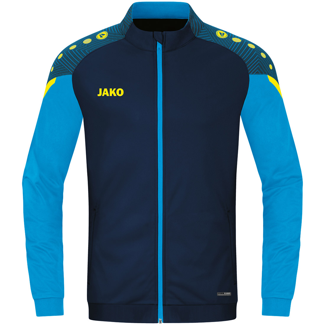 Jako Kinder Polyesterjacke Performance blau