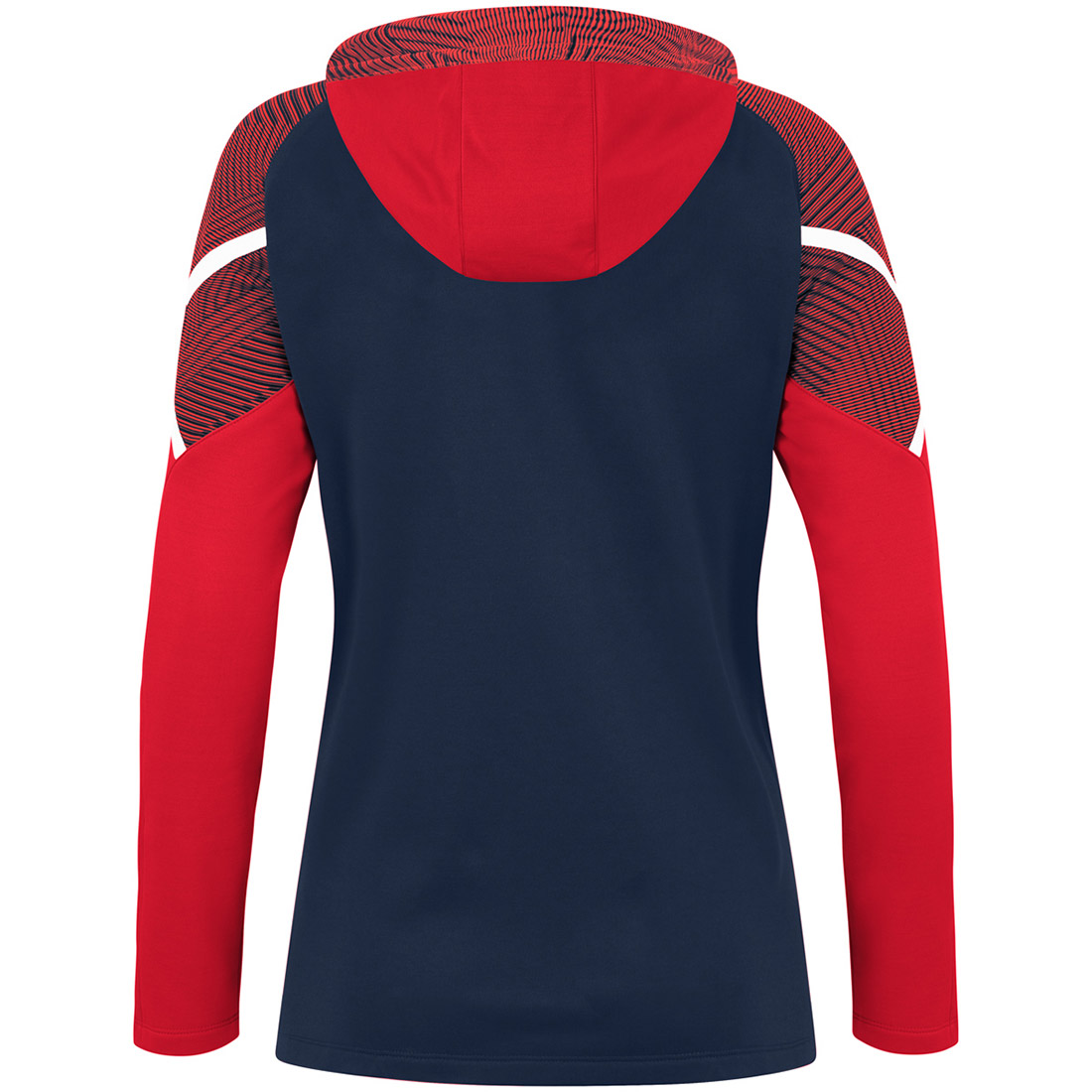 Jako Damen Kapuzenjacke Performance blau-rot