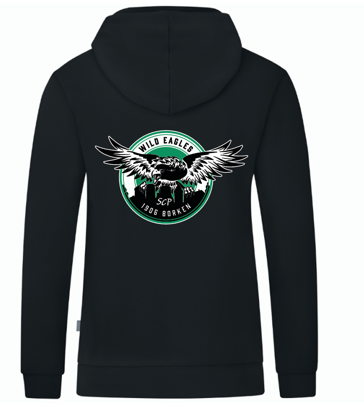 Wild Eagles Borken Kapuzenjacke Organic schwarz