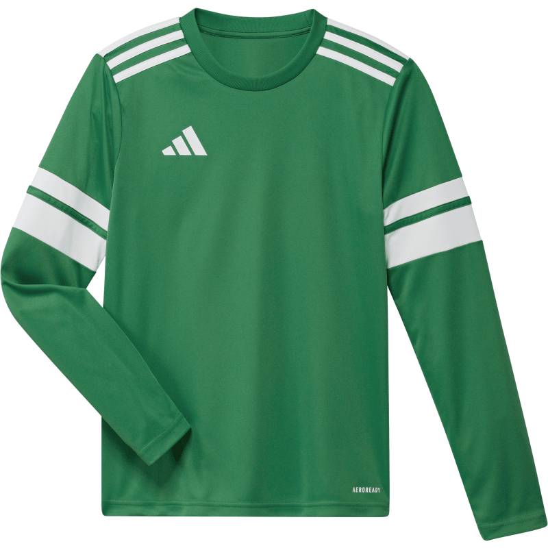 Adidas Kinder Langarm Trikot Squadra 25 team green-white