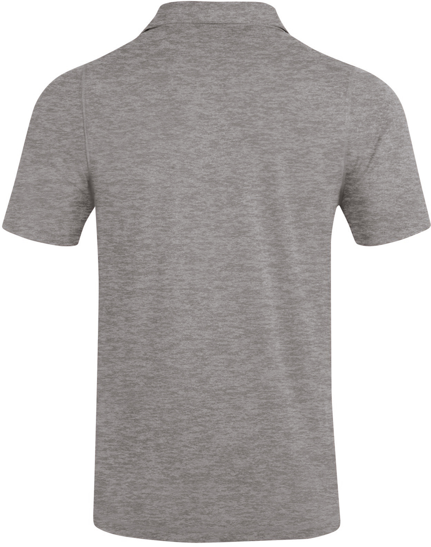 Jako Premium Basics Polo grau meliert