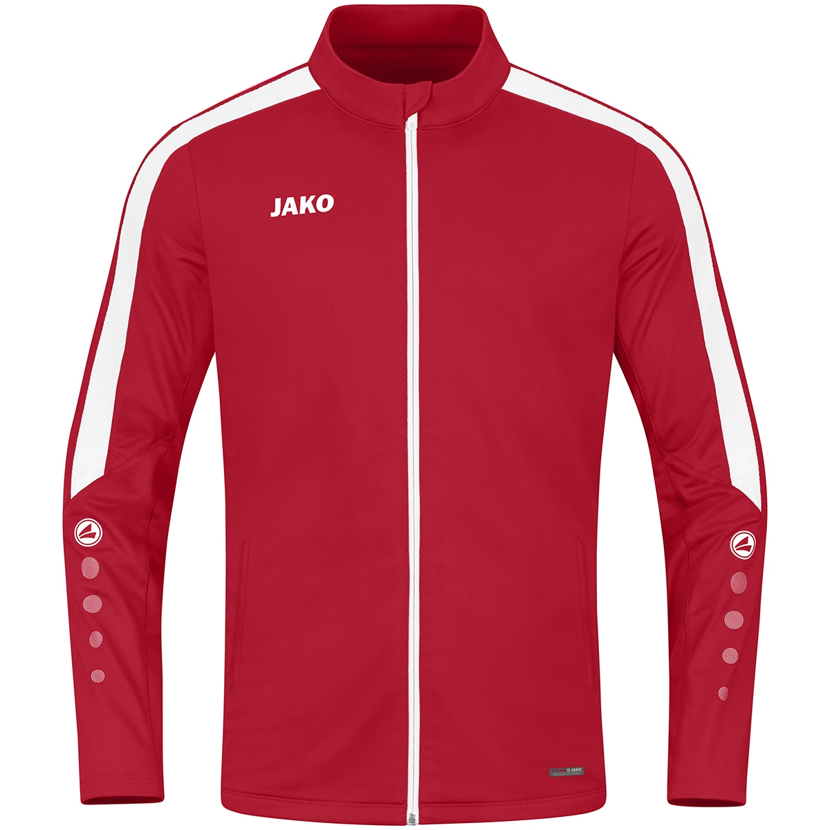 Jako Herren Polyesterjacke Power rot