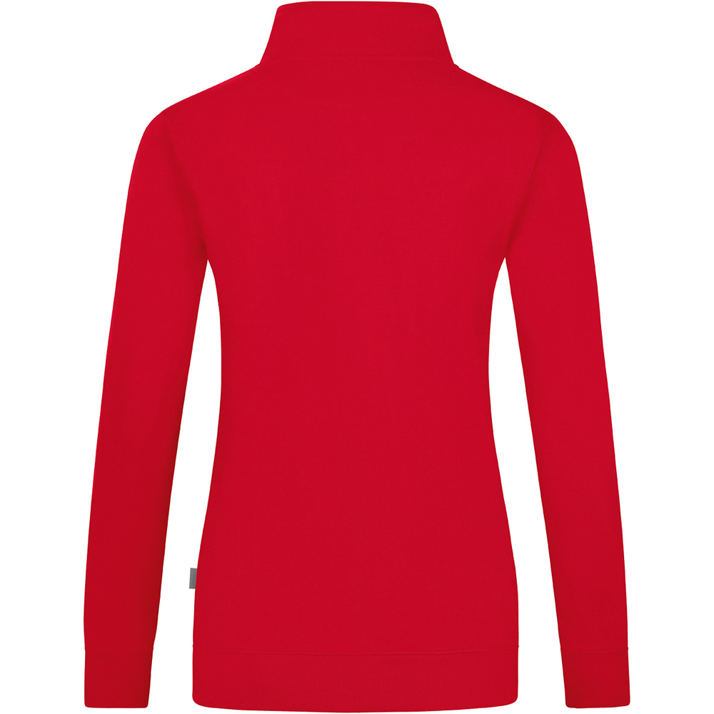Jako Damen Sweatjacke Doubletex rot
