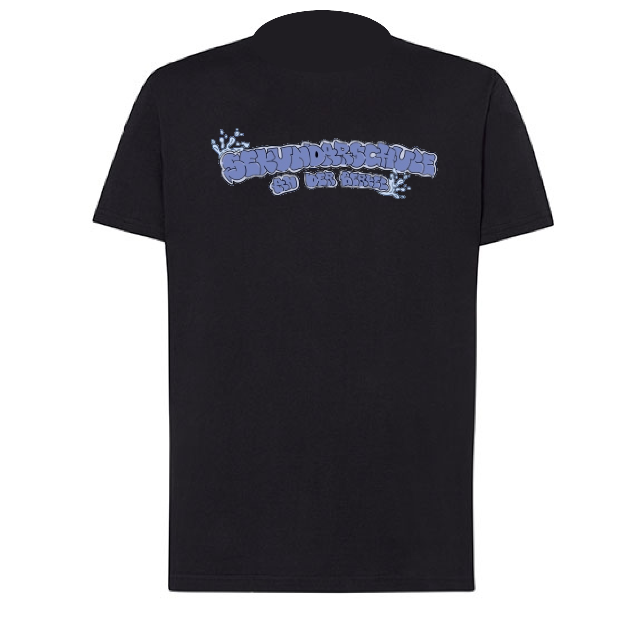 Sekundarschule Vreden Herren Regular Premium T-Shirt Schwarz Splash Logo