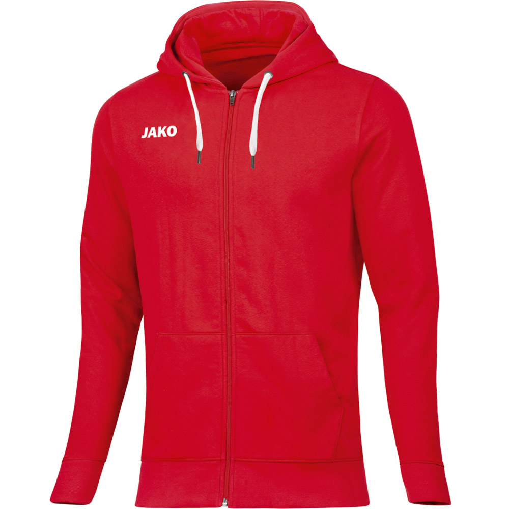Jako Damen Kapuzenjacke Base rot
