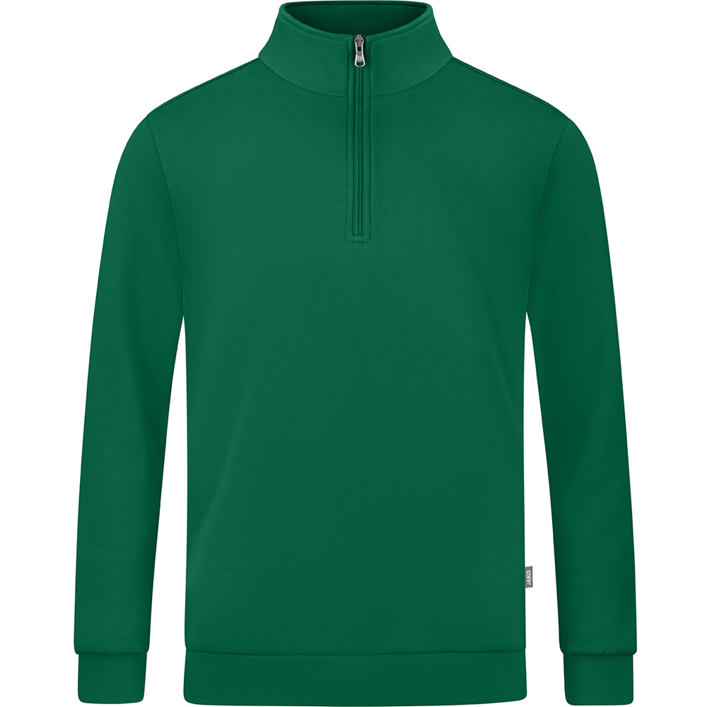 Jako Herren Ziptop Organic grün