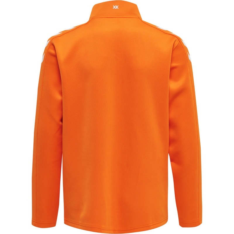 Hummel Hmlcore XK Poly Zip Sweat Kids orange tiger