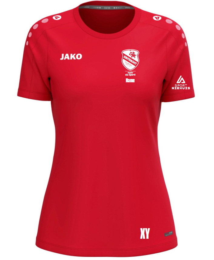DJK Eintracht Stadtlohn Aufwärmshirt One rot Damen