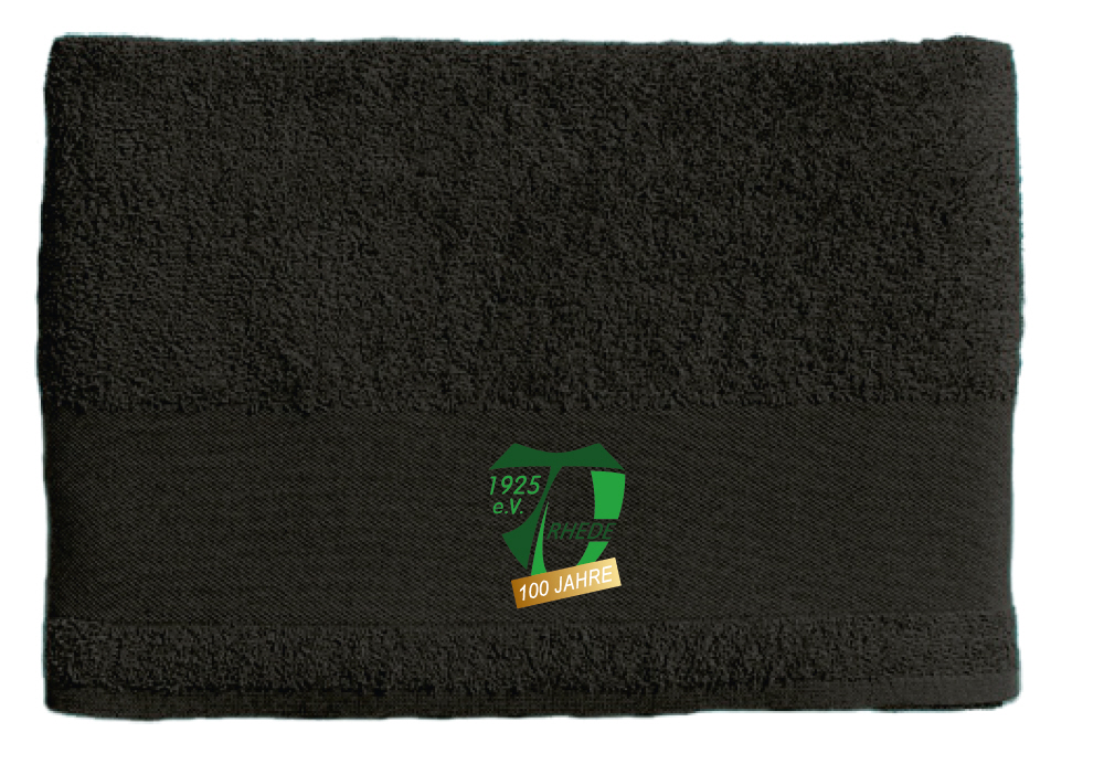 TV Rhede Jubiläumskollektion Handtuch 50x100cm schwarz