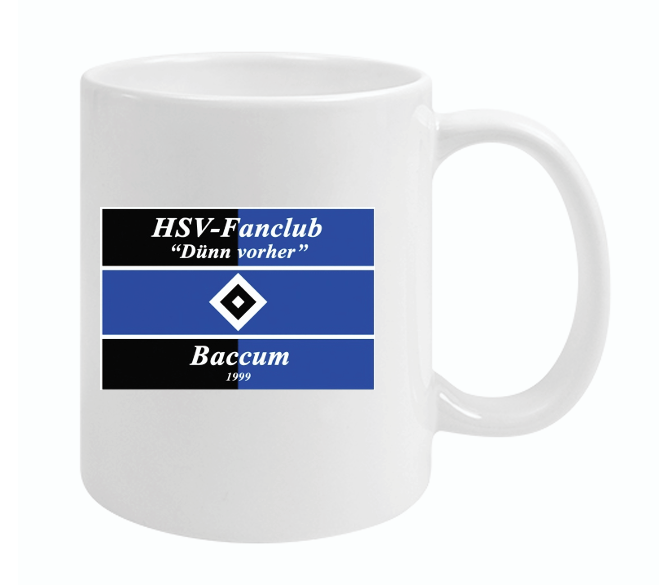 HSV Fanclub Baccum Tasse