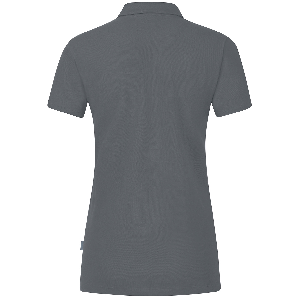 Jako Damen Polo Organic Stretch steingrau