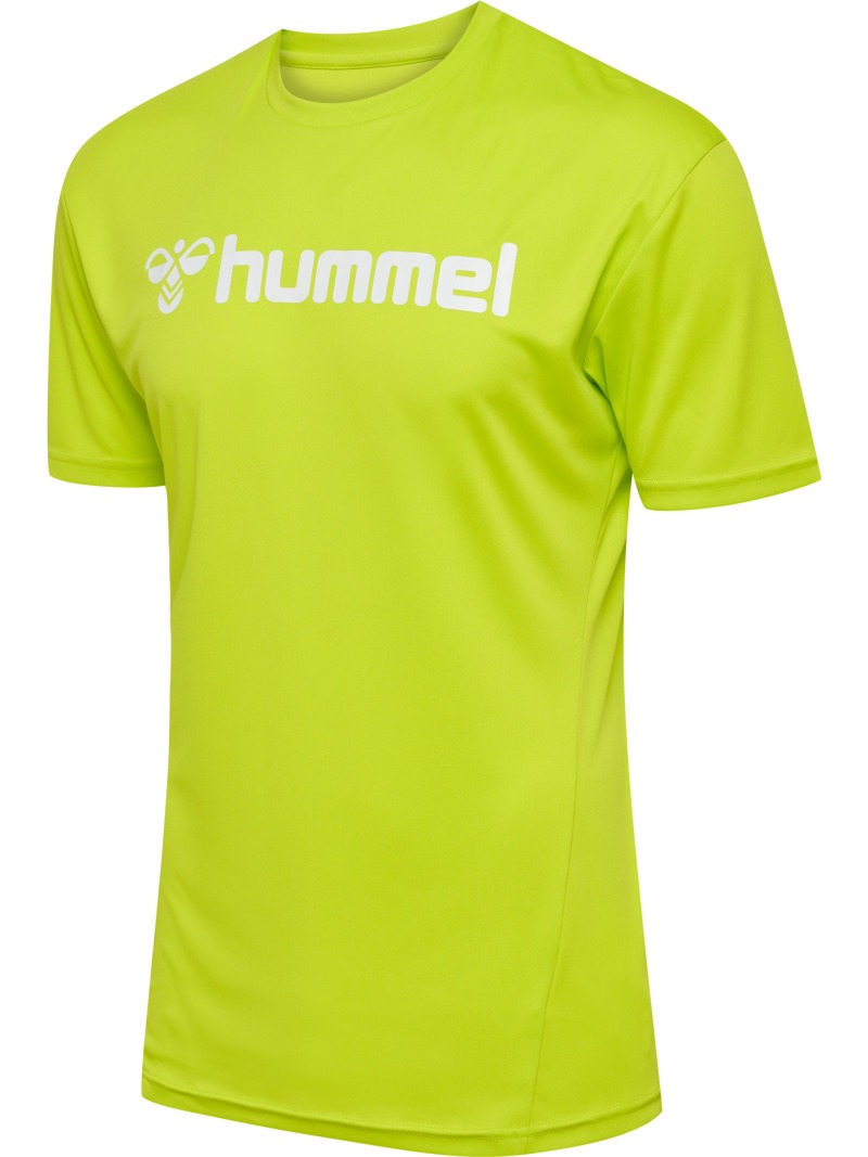Hummel Hmllogo Jersey S/S lime punch