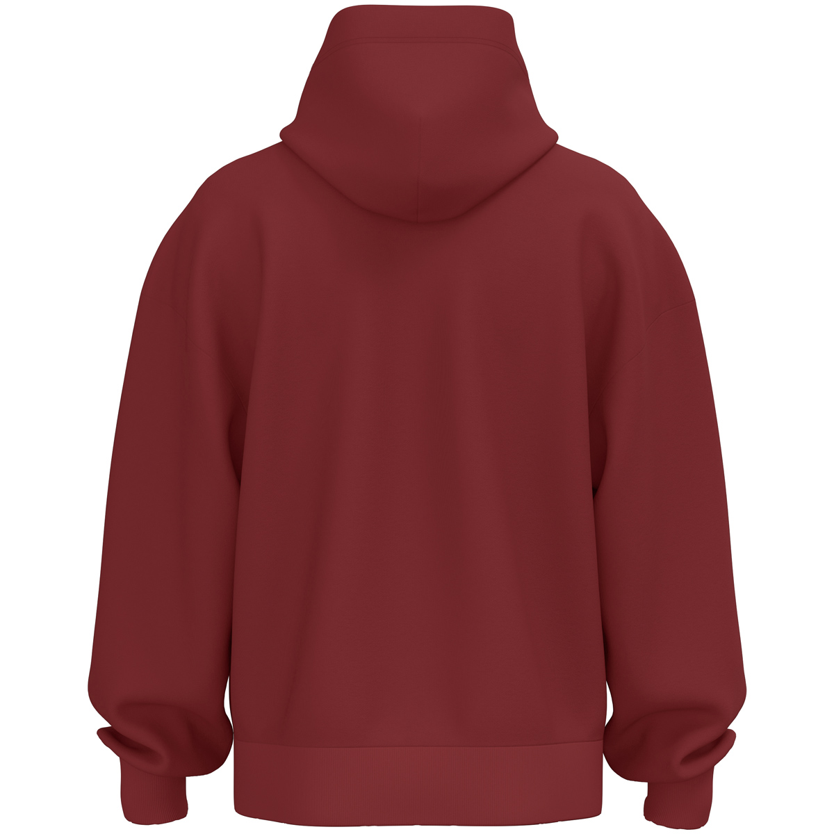 Jako Kapuzensweat Wardrobe rubinrot