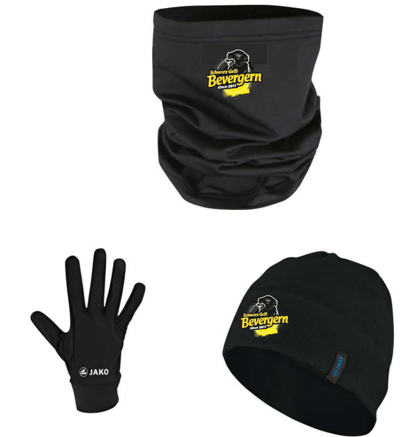 Schwarz Gelb Bevergern Winter-Set Funktion