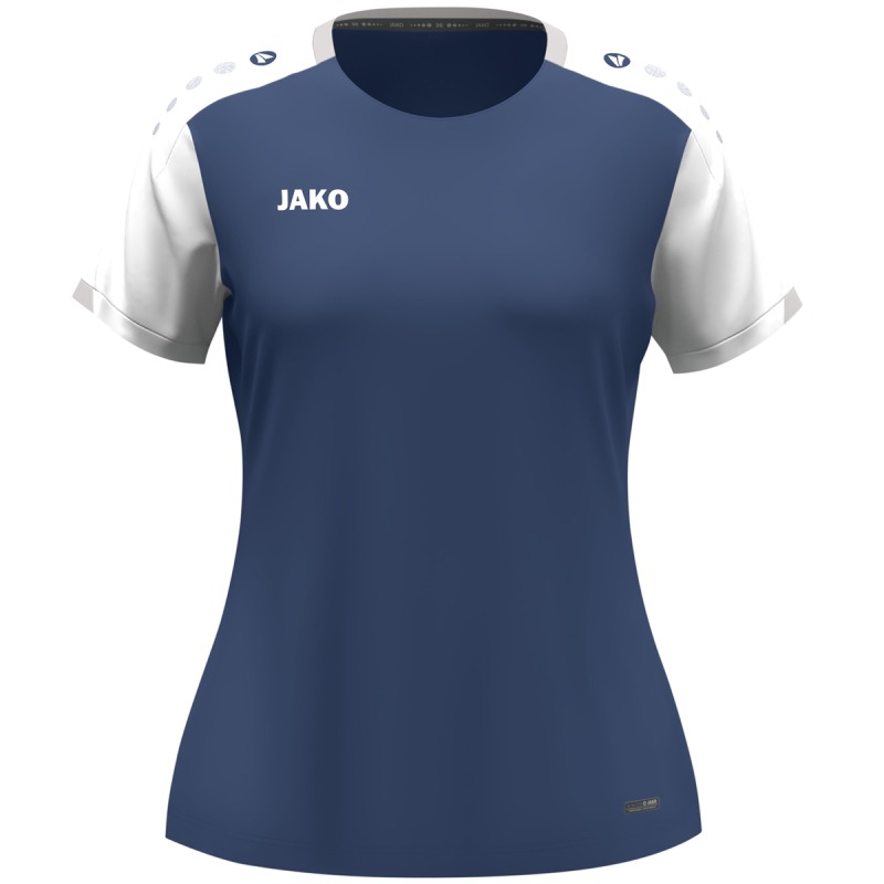 Jako Damen T-Shirt Dynamic Damen nachtblau-weiß-hellgrau