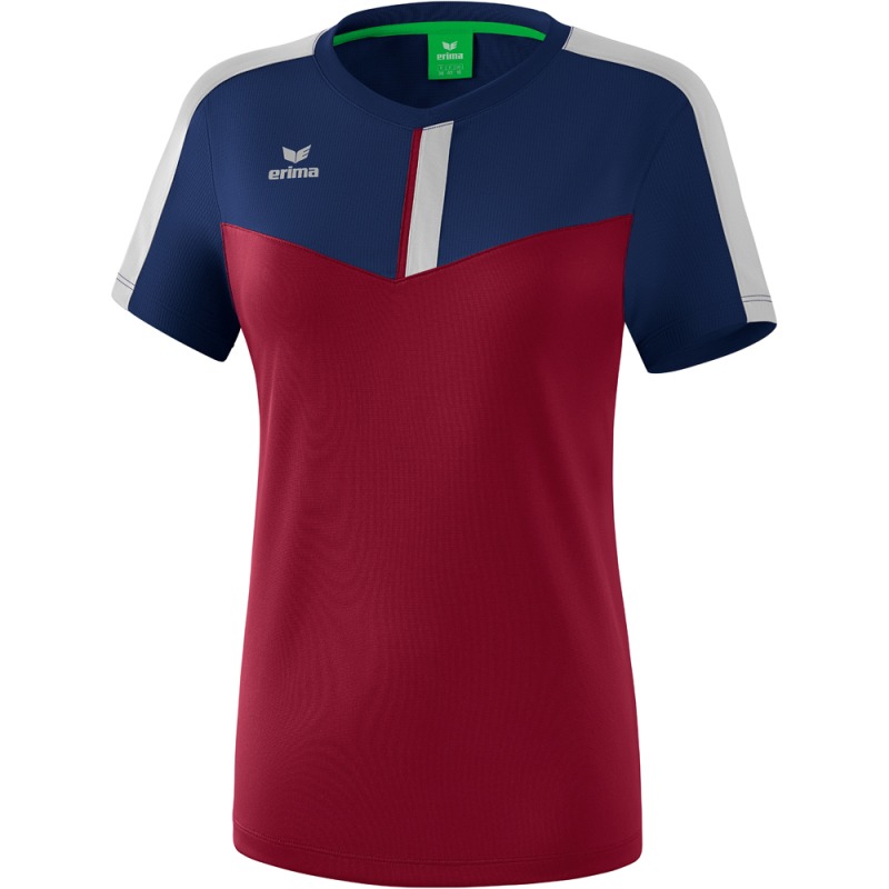 Erima Damen T-Shirt Squad blau-rot-grau