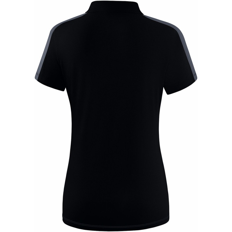 Erima Damen Poloshirt Squad schwarz-grau