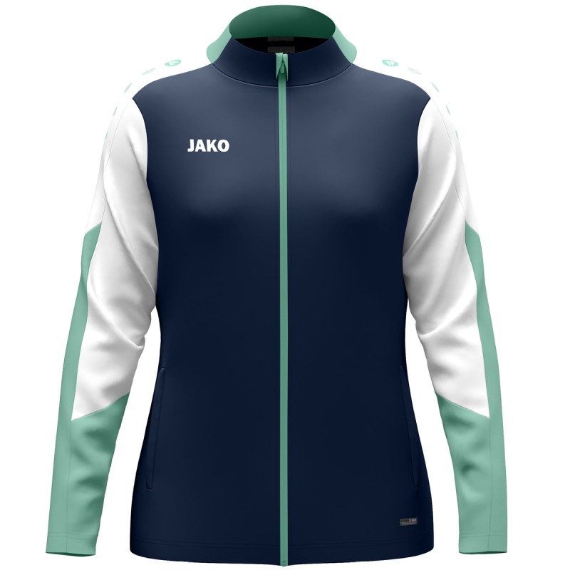 Jako Damen Polyesterjacke Dynamic Damen marine-weiß-minze