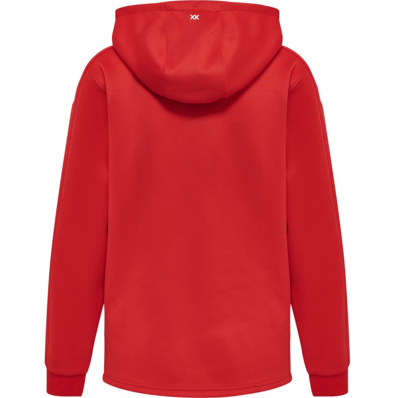 Hummel Hmlcore XK Poly Zip Hood Sweat Woma true red