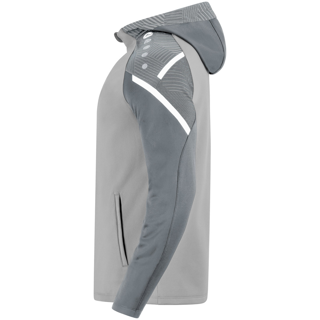 Jako Herren Kapuzenjacke Performance grau