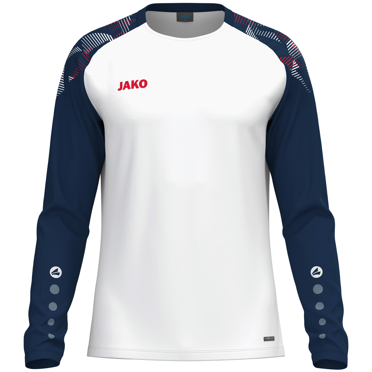 Jako Longsleeve Sonic Kinder weiß/marine/rot