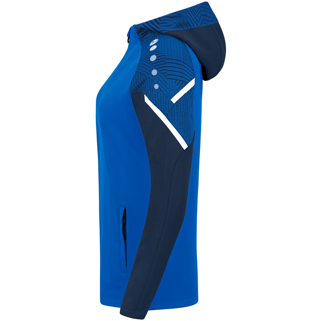 Jako Damen Kapuzenjacke Performance blau