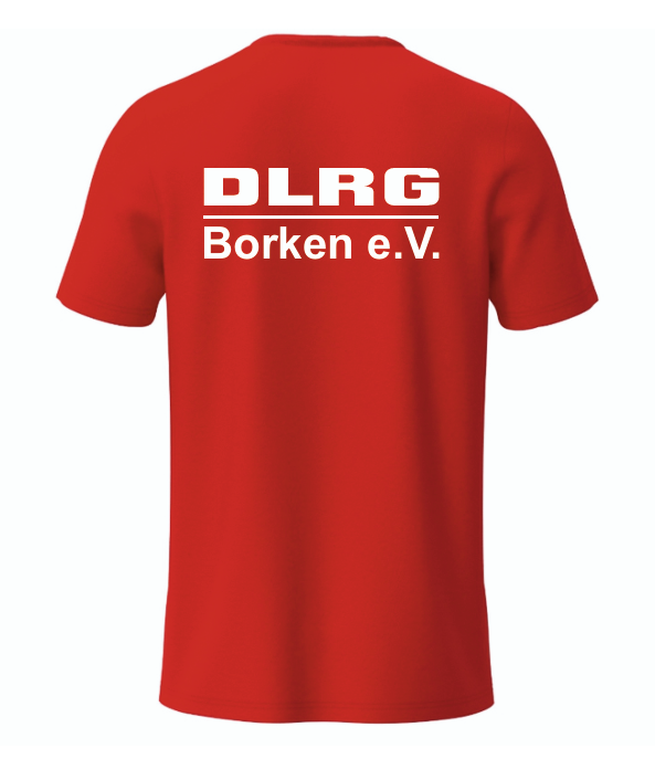 DLRG Borken T-Shirt TS rot