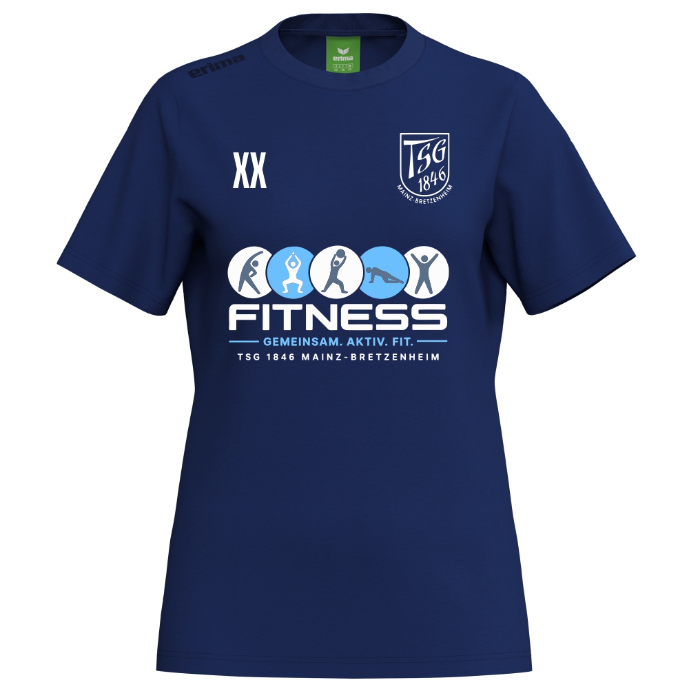 TSG Mainz-Bretzenheim Fitness Erima TS T-Shirt Damen new navy