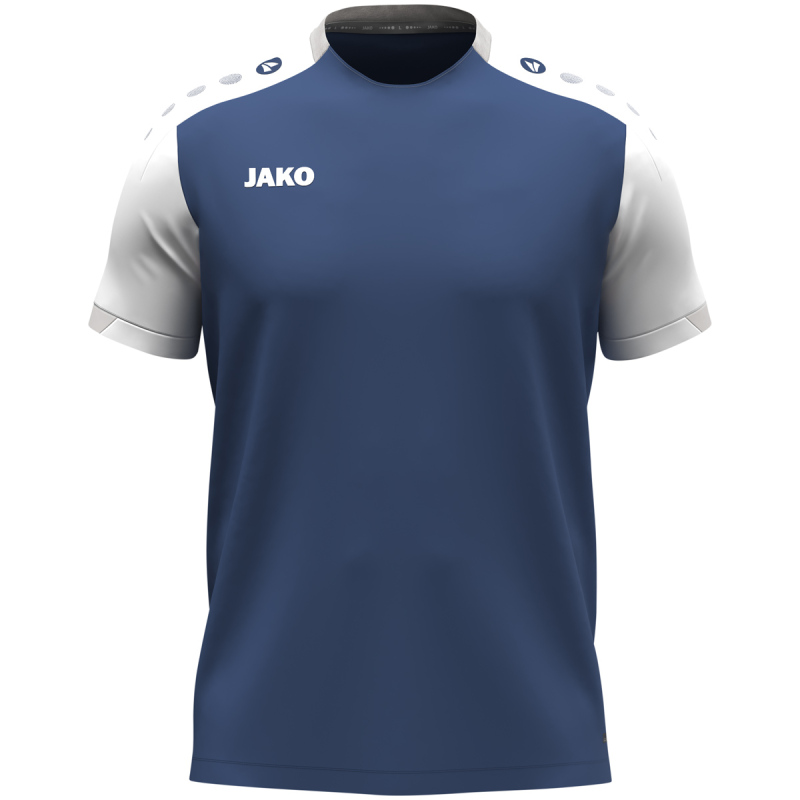 Jako T-Shirt Dynamic nachtblau-weiß-hellgrau