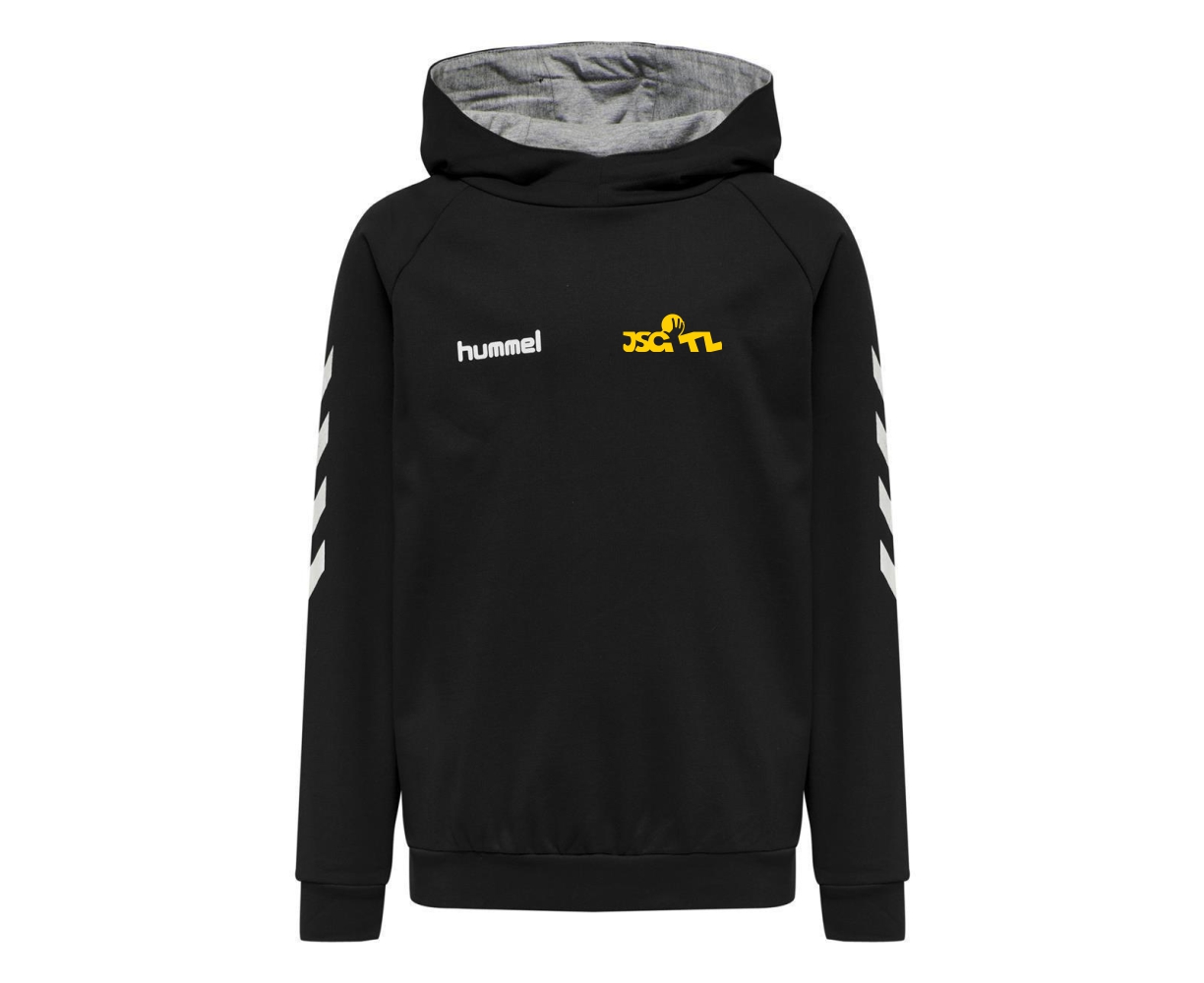 JSG Tecklenburger Land Go Cotton Kinder Hoodie schwarz-weiß