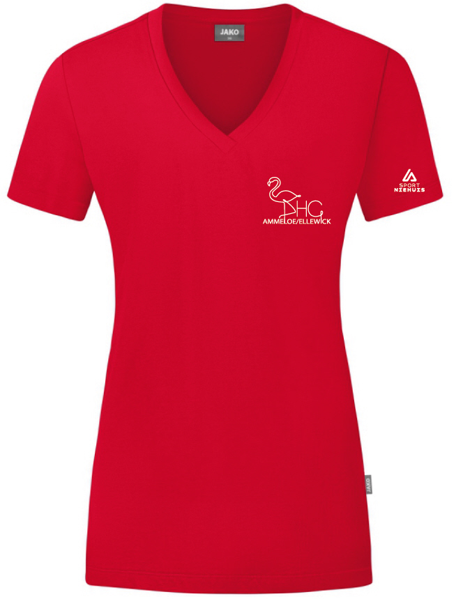 DHG Ammeloe Ellewick Organic T-Shirt rot Damen