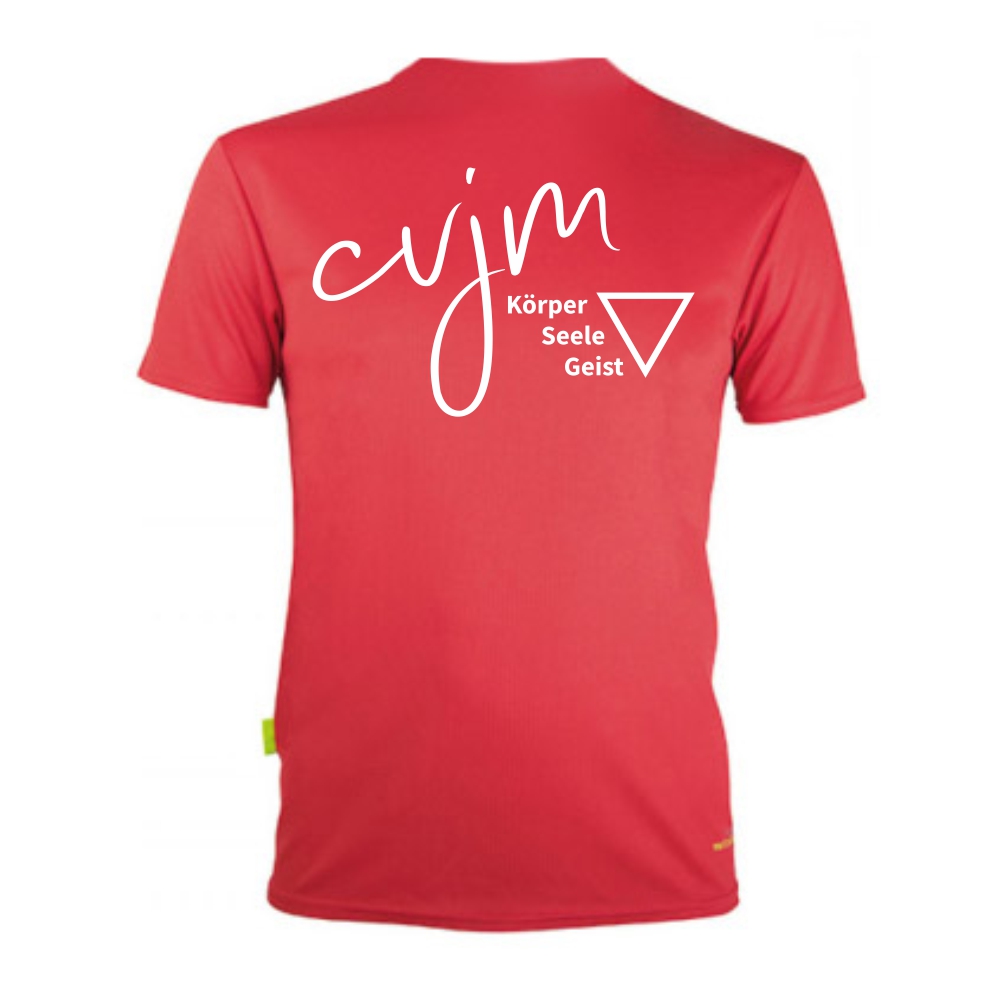 CVJM Herren Evolution Tech Tee rot