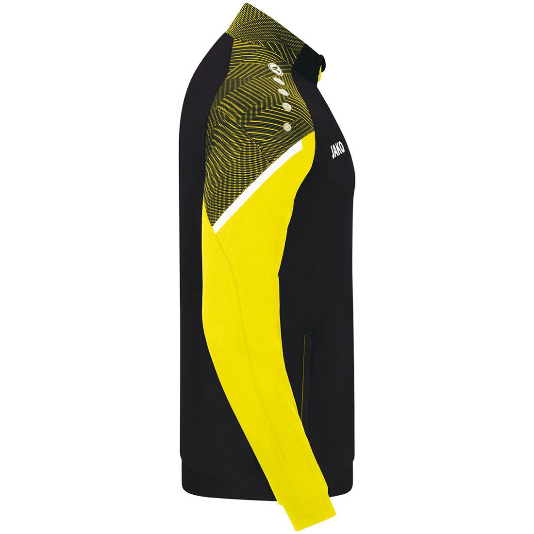 Jako Kinder Polyesterjacke Performance schwarz-gelb