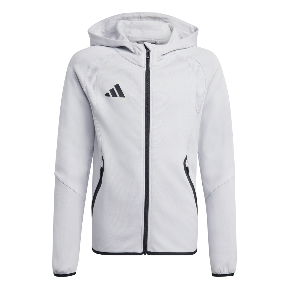 Adidas Tiro Travel Kapuzenjacke Kids Grau