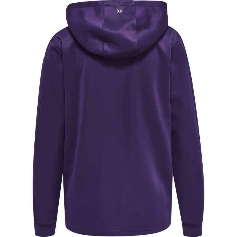 Hummel Hmlcore XK Poly Zip Hood Sweat Woma acai/white