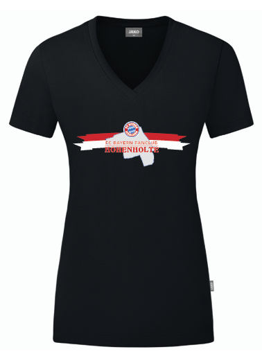 FC Bayern Fanclub Hohenholte Spezialshirt Organic Damen schwarz