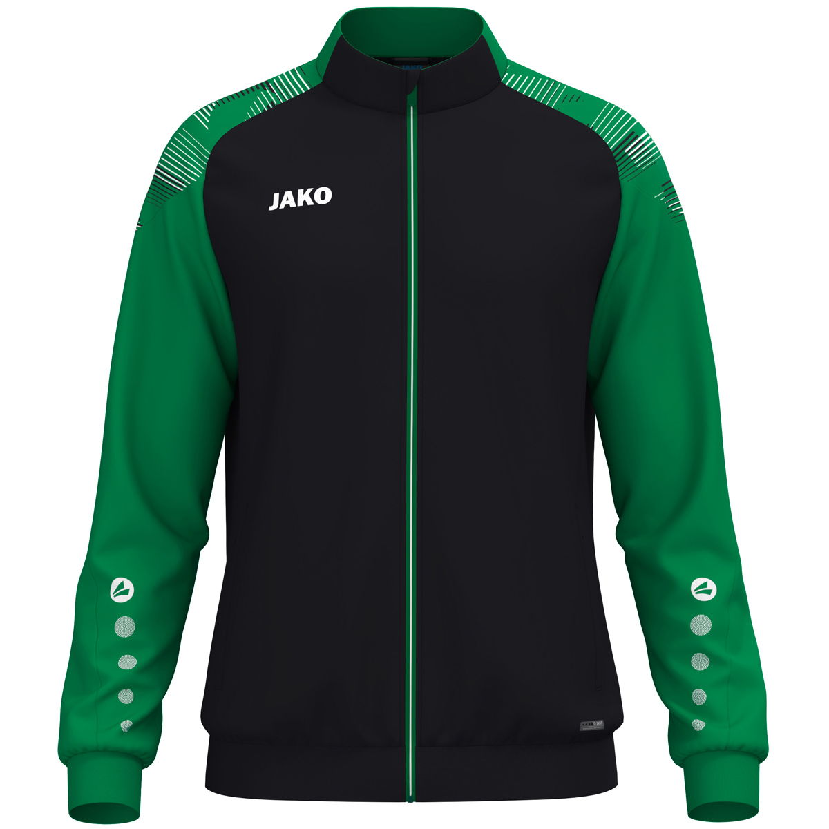 Jako Polyesterjacke Sonic schwarz/grün
