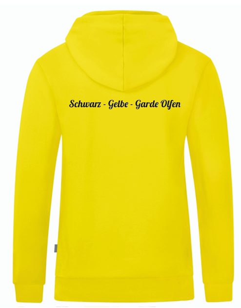 Schwarz-Gelbe-Garde Olfen Kapuzenjacke Organic gelb