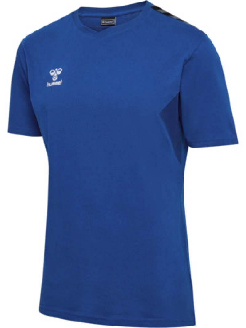 Hummel Hmlauthentic 24 PL Herren Jersey S/S blau