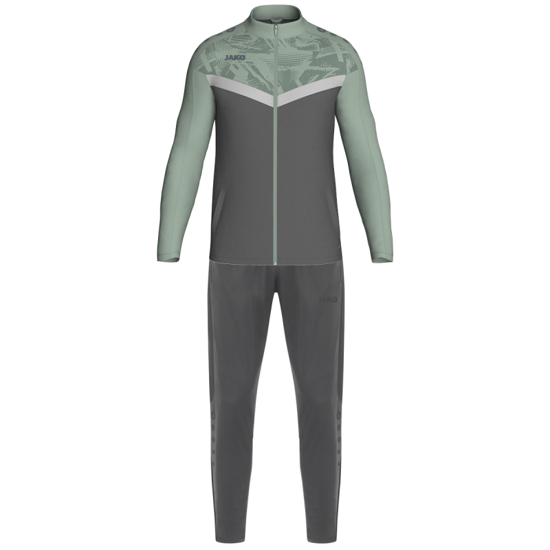 Jako Kinder Polyesteranzug Iconic anthra light-mintgrün-soft grey