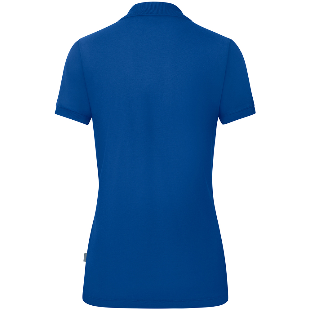 Jako Damen Polo Organic blau