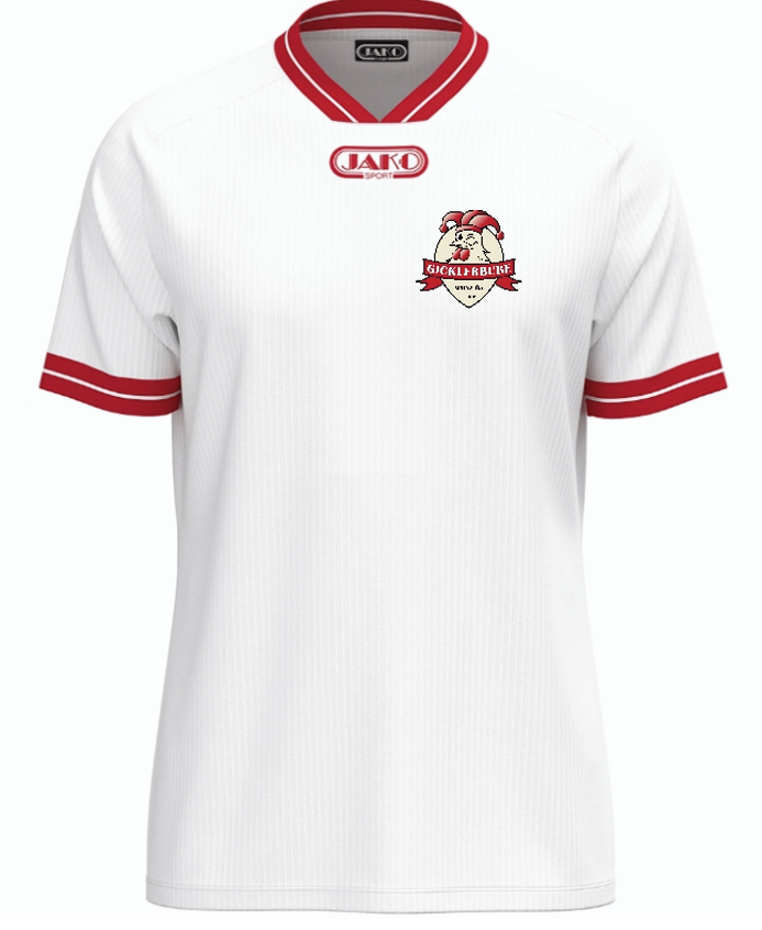 Meenzer Gickler Bube Jako Trikot weiß-rot