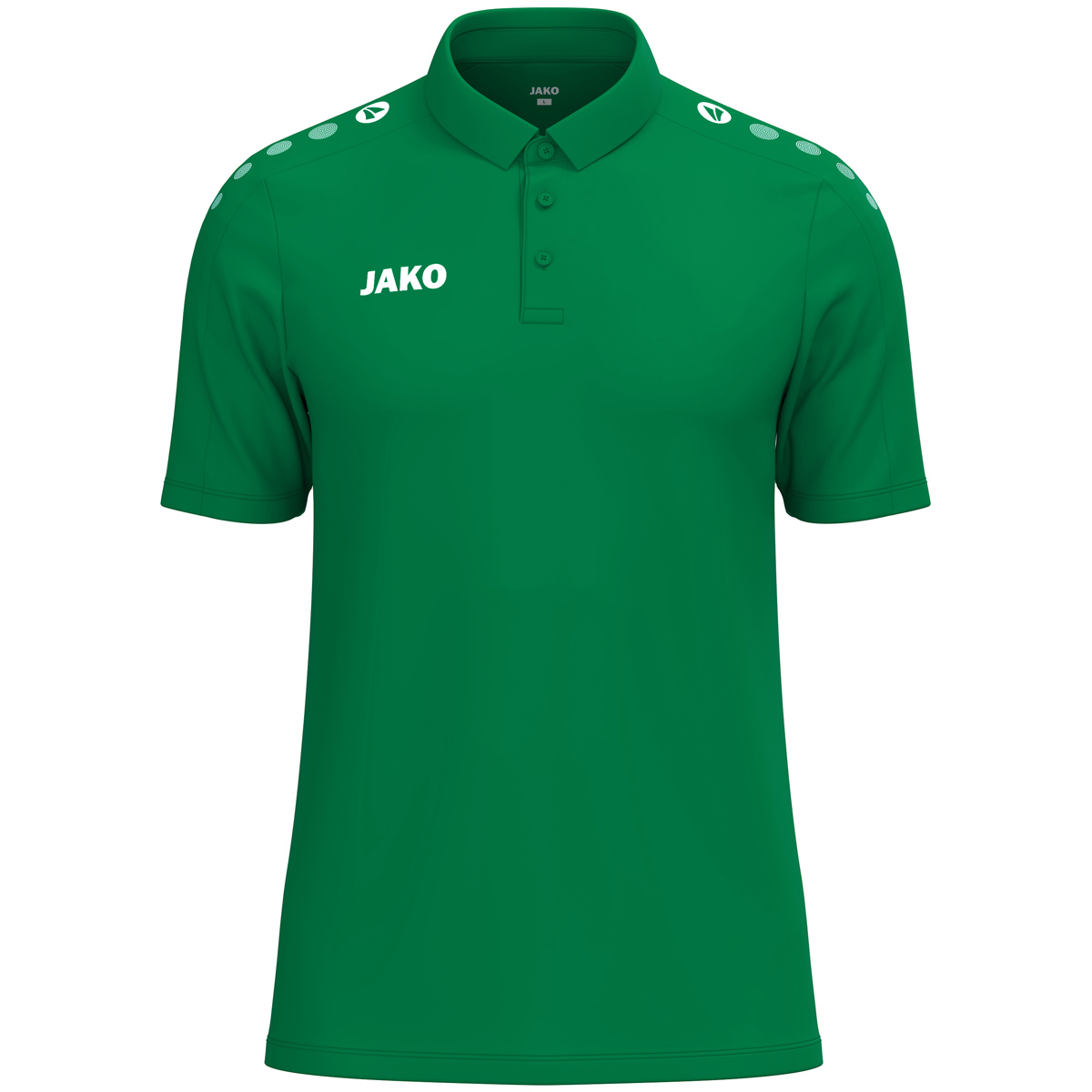 Jako Polo One Cotton sportgrün