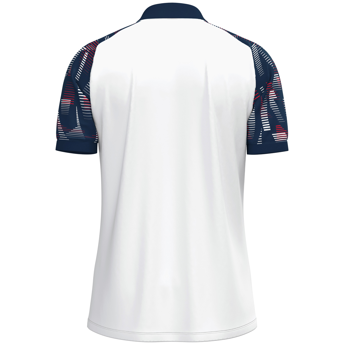Jako Polo Sonic Kinder weiß/marine/rot