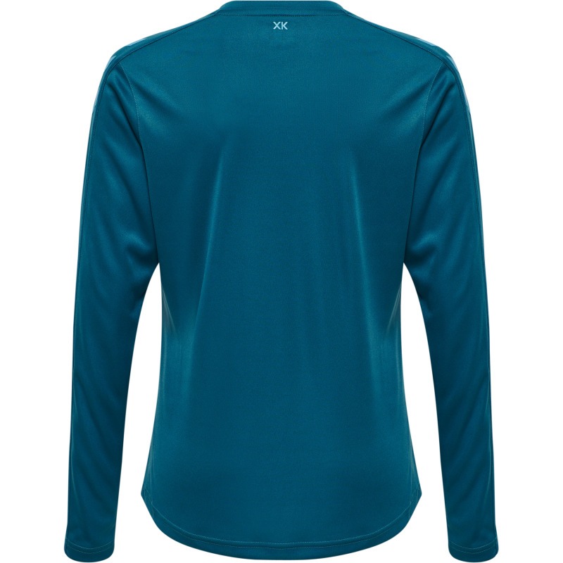 Hummel Hmlcore XK Poly Jersey L/S Kids blue coral