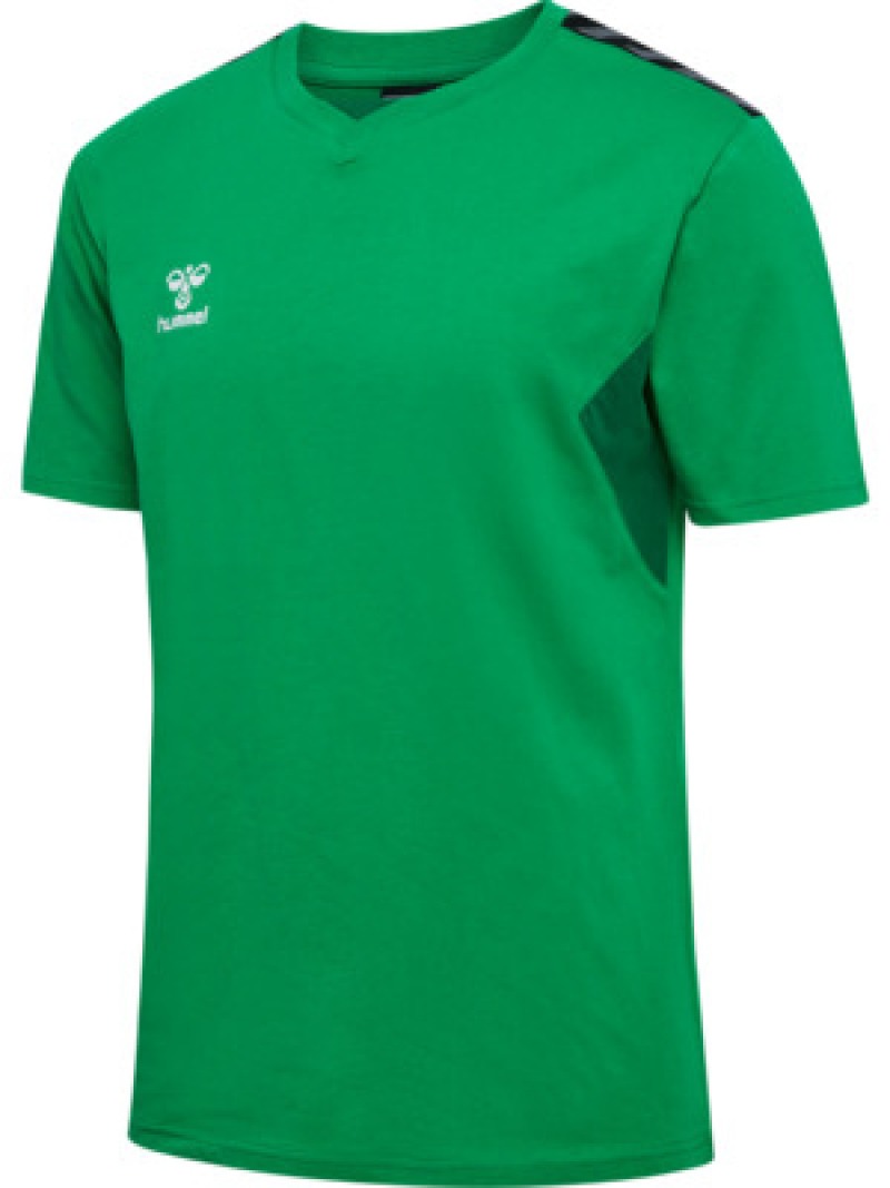 Hummel Hmlauthentic 24 PL Herren Jersey S/S grün