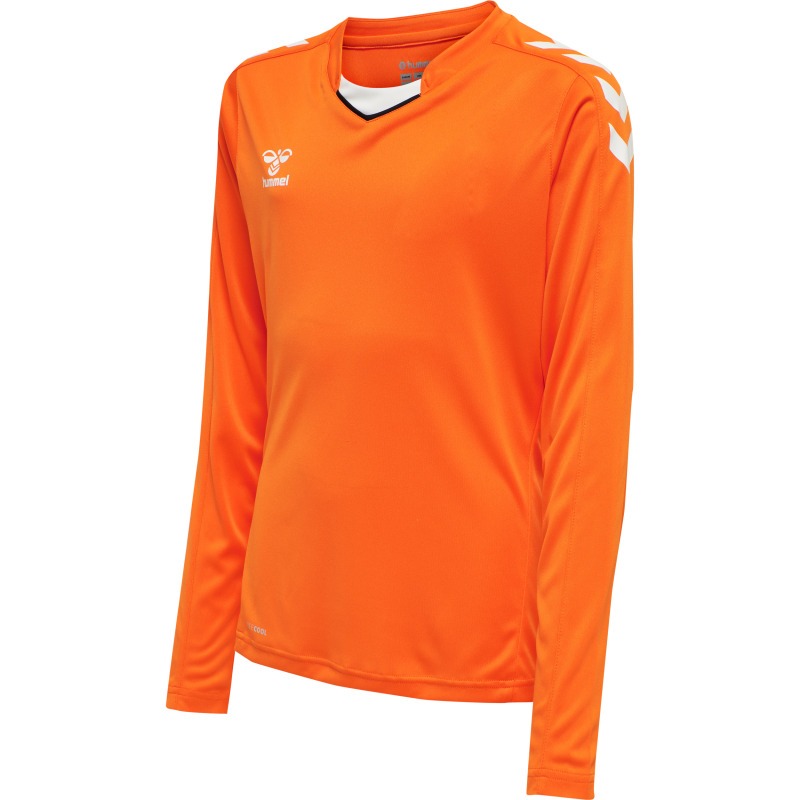 Hummel Hmlcore XK Poly Jersey L/S Kids orange tiger